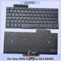 For Asus ROG Zephyrus G14 GA401 Silver Laptop US Version Keyboard