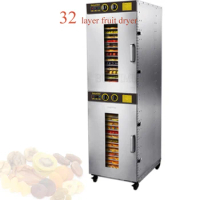 Food Dehydrator Drying Fruit Machine Household Vegetables &amp; Fruits Dehydration Machine 32-Layers Fruit Dryer Commercial 220v