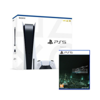 【SONY】 PS5 光碟版主機 + PS5 太空戰士7 中文重製版