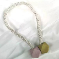 簡約現代窗簾綁帶繫帶免打孔磁鐵環保窗簾扣客廳臥室 樣板間創意
