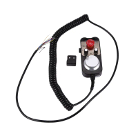 Universal Cnc 4 Axis Mpg Pendant Hand Wheel 100 Pulse 5V & Emergency Stop Cnc Router Handwheel 4Axis