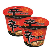 韓國進口農心大碗面辛拉麵泡菜牛肉味骨湯速食麵泡面桶裝速食拉麵
