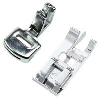 1Pc Gathering Presser Foot With Overlock Edge Presser Foot Small Guide For Brother Janome Singer Babylock Machines