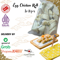 Egg Roll / Egg Chicken Roll Potong / Nuget Ayam Bento Isi 18 pcs