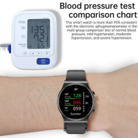 best selling Air Pump Airbag Pressuriazation Blood Pressure Smart Watch ECG PPG Body Temperature long standby Smartwatch men