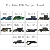 USB Charging Port Dock Connector Plug Microphone For HuaWei Mate 20Pro 20X 5G 20 10 9 Pro 8 7 S Mate10 Charger Board Flex Cable