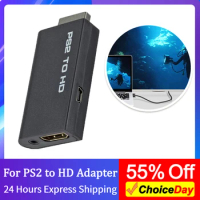 For PS2 to HDMI-compatible Adapter Converter 1080P Full HD Video Conversion Transmission Interface Game Console to HD TV