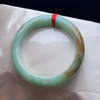 緬甸手鐲黃加綠翡翠手鐲種老水足色澤靚麗特色完美優雅大氣韻味