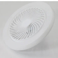 Modern LED light fan E27 with remote control lighting converter base bedroom, kitchen, toilet smart silent ceiling fan