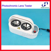 Photochromic lens tester color alterable lens tester color changing lens tester