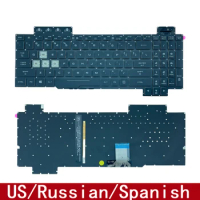 For ASUS ROG FX504 FX504GD FX504GE FX504GM FX80 FX80GM FX505 FX86 FX705 FX505dt Keyboard US Russian Spanish With RGB