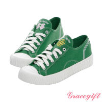 【Grace Gift】美少女戰士木星帆布餅乾鞋 綠