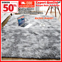Karpet Bulu Viral Tebal 3cm Ukuran 160x100cm / Karpet Bulu Aesthetic / Karpet Lantai Bulu