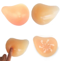 Silicone Breast Forms Mastectomy Transvestite Bra Pads Insert A/B/C/D Cup
