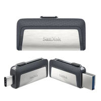 SanDisk Ultra Dual Drive USB 3.1 Type-C 256GB 128GB 64GB Multifunctional USB Flash Drive For Smartphones/Tablets/Computers