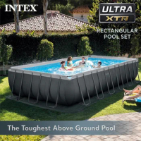 Intex 24' x 12' x 52" Ultra XTR Frame Outdoor Above Ground Swimming Pool Set