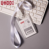 ป้ายชื่ออะคริลิค UHOO คุณภาพสูง ที่ใส่บัตรประจำตัวใส ที่ใส่บัตรชื่อ 6024