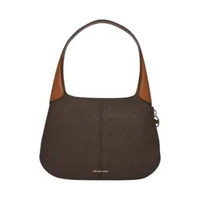 Michael Kors Alice Hobo Bag Leather Brown Acorn Brown