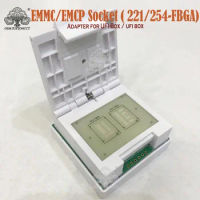 2022 NEW Original 2 in 1 EMMC/EMCP Socket (221-FBGA,254-FBGA) Test Socket Adapter for UFI-Box