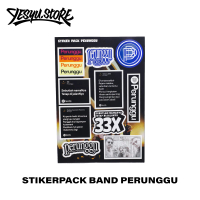 STIKER PACK PERUNGGU BAND / STIKER BAND / STIKER BAND INDIE / STIKER MURAH / STIKER PACK COLLECTION 
