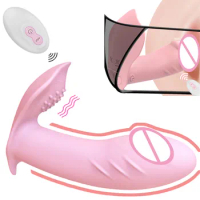 Wearable Dildo Vibrator G Spot Clitoris Stimulator Remote Control Panties Vibrating Orgasm Masturbator Adult Sex Toy For Women
