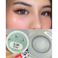 🔥คอนแทคเลนส์✨ขนาดกลาง✨Gray✨ Sweet Basil (Lovelylens) Bigeyebybellies