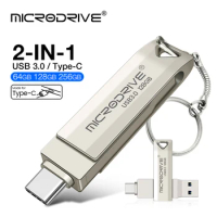 Pen Drive 64GB 128GB 256GB OTG Type C USB 3.0 Flash Drive External Memory Stick for SmartPhone MacBook Tablet