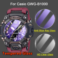 Screen Protector For Casio GWG-B1000 GWG 1000 2000 2040 2.5D 9H Ultra Slim Clear / Anti Blue-Ray Tempered Glass Protective Film