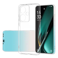 For Reno11 F Case Simple Slim Soft TPU Clear Transparent Phone Case On For OPPO Reno11F 5G Cover