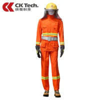 CK TECH Breathable Thermal Radiation Firefighting Equipment Heat Resistant Safety Clothing Waterproof Fireproof Fireman Suit