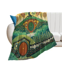 Visit the Shine - Hobbiton Throw Blanket Polar For Decorative Sofa Loose Multi-Purpose Blankets