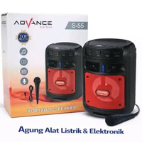 Advance S-55 Portable Speaker Bluetooth Karaoke