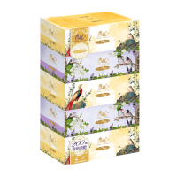 春風盒裝面紙200抽x5盒/串-故宮皇室典藏版
