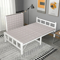 摺疊單人床 簡易辦公室午休床 多功能家用床 折疊床 摺疊床 收納床 休閒床