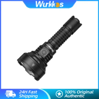 Wurkkos TD01C 21700 Tactical Flashlight Self Defense IPX8 Buck Drive 1800LM Rechargeable LED Light 1000Meters Torch Dual Switch