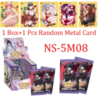 Newest Goddess Story Rare SSP SP Collection Cards NS-5M08 With Metal Card Swimsuit Bikini Doujin Toys And Hobbies Gifts For Kids