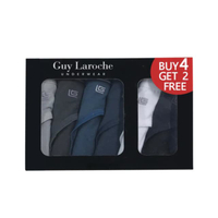 กางเกงในชาย Pack 6 Piece Cotton + Spandex สีมิกซ์ (JUS4019R8MX)