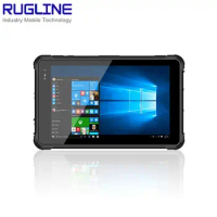 Windows 10 8 Inch Rugged Industrial Tablet PC With Barcode Scanner Handheld Mobile Computer Waterproof IP67 UHF