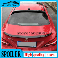 For Mercedes-Benz CLA W117 CLA180 CLA200 CLA250 CLA45 ABS Plastic Painting Color Rear Wing Roof Spoilers Auto Accessories