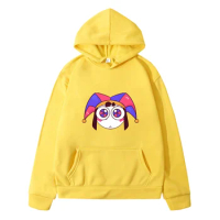 Pomni Jax The Amazing Digital Circus Hoodies Cartoon Girls Pullover Children's Clothing Anime Sweatshirt for Kids Boys Tracksuit
