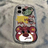 -พร้อมส่ง- เคสใสลายการ์ตูนหมีน่ารัก ใสกันกระแทก เว้ากล้อง สำหรับ14MAX/13promax /13 /13pro/11PROMAX/1