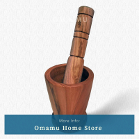 Lumpang Kayu Jati Asli – Alat Tumbuk Tradisional & Dekorasi Dapur Rustic