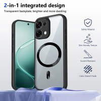 Sarung telefon untuk OnePlus Nord N30 CE5 CE4 CE3 CE2 CE 5 4 2 2T Lite SE 4G/5G, sarung lutsinar mag