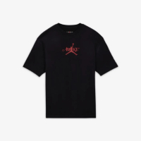 【NIKE 耐吉】Awake Ny x Jordan 短袖 黑紅 FV9914-010(Jordan 聯名款 服飾 短袖 上衣)