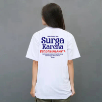 Kaos Iblis Diusir Dari Surga Karena Keseombongannya TSHIRT Kata-Kata Pria Wanita 100% Bahan Combed 2