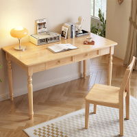 【HappyLife】實木美式書桌 120公分 Y11455(電腦桌 工作桌 餐桌 桌子 木桌 實木桌 木頭桌 辦公桌)