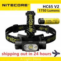 NITECORE HC65 V2 headlamp metal headlight camping headlamp running headlamp hunting head light tactical headlamp work headlight