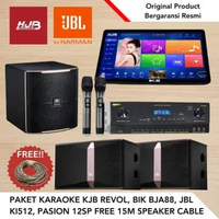 Paket Karaoke KJB Revol Karaoke player BIK BJA 88 Amplifier JBL KI512 Karaoke Speaker PASION 12SP Ka
