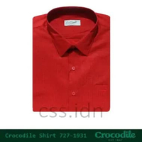 Kemeja Pria Lengan Pendek Crocodile 727-1931 Merah L