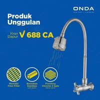 KRAN ANGSA ONDA V 688 CA 1/2 INCH FLEXIBLE || KRAN ANGSA MERK ONDA || KRAN ANGSA FLEXIBLE 1/2 INCH |
